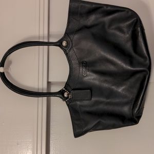 Coach Factory F14383 Black Leather Tote
